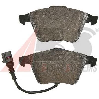 Klocki hamulcowe przednie tarczowe 8J0698151N VAG
