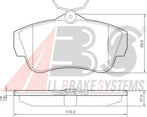 Okładziny (klocki) do hamulców tarczowych tylne Peugeot/Citroen 1617280980 cena, od 23,35 USD