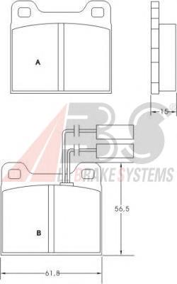 60760090 Fiat/Alfa/Lancia klocki hamulcowe przednie tarczowe