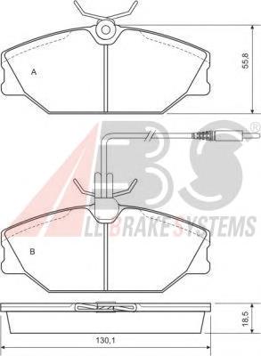 Klocki hamulcowe przednie tarczowe 410601531R Renault (RVI)