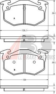 Okładziny (klocki) do hamulców tarczowych tylne Peugeot/Citroen 425042 cena, od 20,13 USD