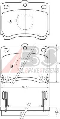 Do koszyka SP1049 Hyundai/Kia Klocki hamulcowe przednie tarczowe