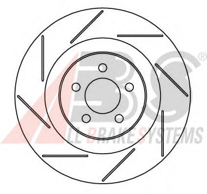 Do koszyka 5290537AB Chrysler Tarcza hamulcowa przednia