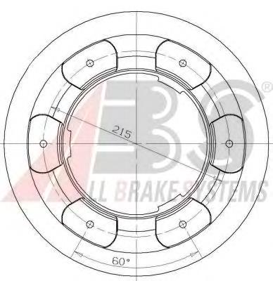 Do koszyka 2996049 Iveco Tarcza hamulcowa tylna