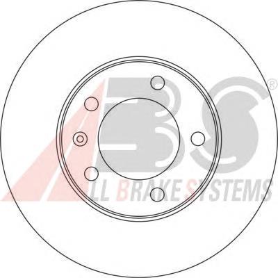 17159 ABS tarcza hamulcowa przednia