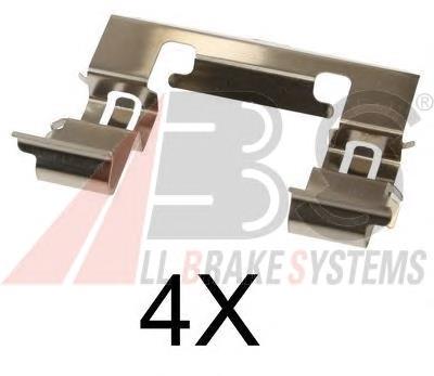 Zestaw sprężynek do mocowania klocków tarczowych przednich Frenkit 901715 cena, od 12,12 USD