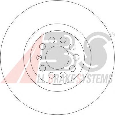 Tarcza hamulcowa przednia 6R0615301B VAG