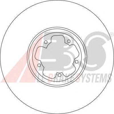 Tarcza hamulcowa przednia 2256041 Ford