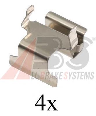 Do koszyka MR510545 Mitsubishi Zestaw sprężyn do mocowania tylnych klocków tarczowych