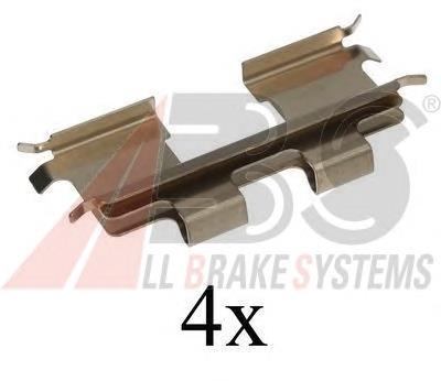 Do koszyka 5824438300 Hyundai/Kia Zestaw sprężyn do mocowania tylnych klocków tarczowych