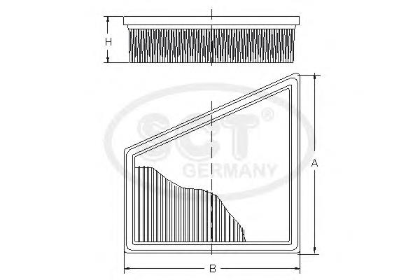 6Q0129620B VAG filtr powietrza