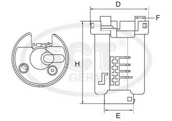 ST6507 SCT filtr paliwa