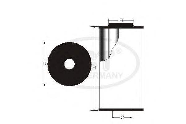 SH4059P SCT filtr oleju