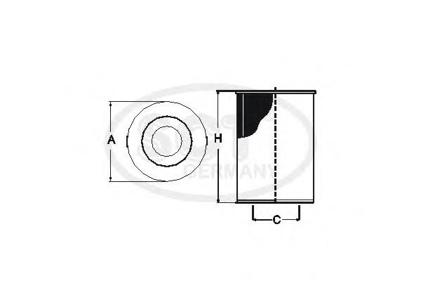 SH4061P SCT filtr oleju