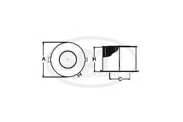 SB2156 SCT filtr powietrza