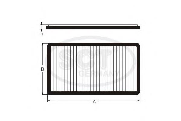 Filtr kabiny 3A0819644 VAG