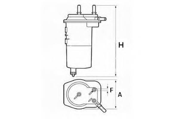 FE0058 Bremsi Filtr paliwa