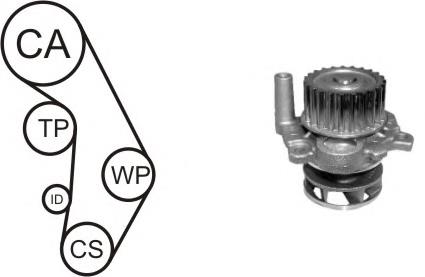 WPK-937707 Airtex pompa chłodząca wodna