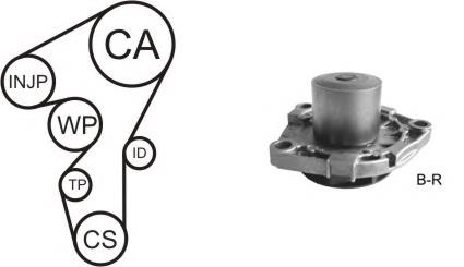 71771592 Fiat/Alfa/Lancia Pasek rozrządu, zestaw