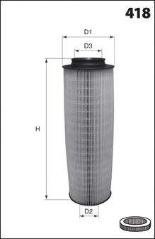 Filtr powietrza Mercedes A646094000490 cena, od 17,38 USD