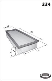 ELP9284 Mecafilter filtr powietrza