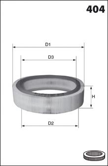 EL3822 Mecafilter filtr powietrza