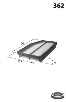 ELP9364 Mecafilter filtr powietrza