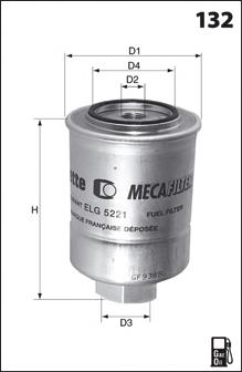 ELG5380 Mecafilter filtr paliwa