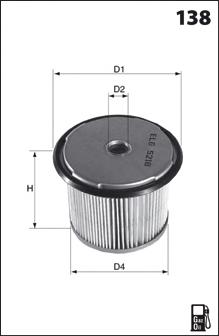 Filtr paliwa S115030 Polcar