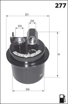 Filtr paliwa 16900SM4A30 Honda