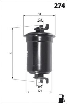 Filtr paliwa ELE6077 Mecafilter