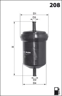 Filtr paliwa Ford 7212351 cena, od 10,67 USD
