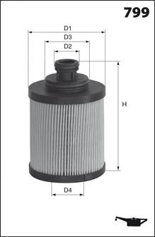 ELH4390 Mecafilter filtr oleju