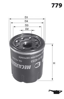 ELH4240 Mecafilter filtr oleju