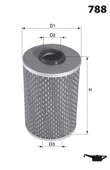 ELH4189 Mecafilter filtr oleju