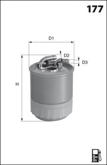 ADU172312 Blue Print filtr paliwa