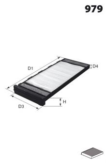 Filtr kabiny 885080H010 Toyota