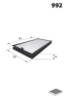 Filtr kabiny BMW 64311390836