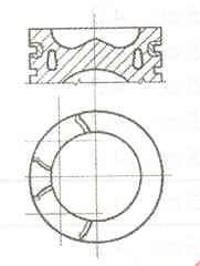 87-436700-00 Nural tłok, komplet do jednego cylindru, std