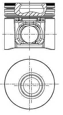 2992040 Iveco tłok, komplet do jednego cylindru, std