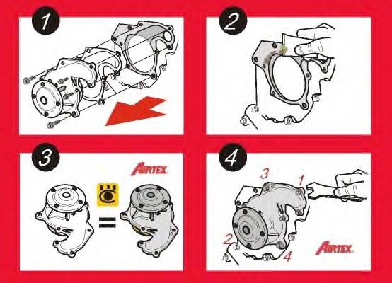 Pompa chłodząca wodna Airtex 1642 cena, od 32,27 USD