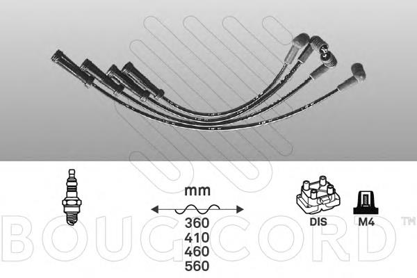 Zestaw przewodów wysokiego napięcia Renault (RVI) 7700107662 cena, od 21,73 USD