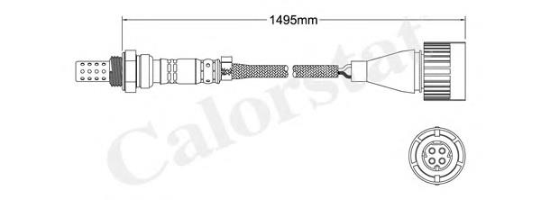 Sonda lambda czujnik tlenu przed katalizatorem 258005732 Bosch