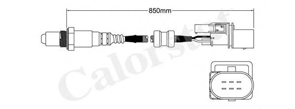 Sonda lambda czujnik tlenu przed katalizatorem VAG 047906262 cena, od 86,83 USD