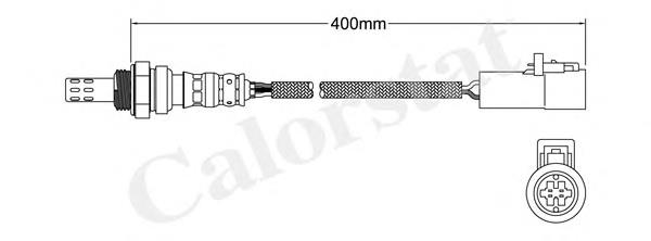 Sonda lambda czujnik tlenu przed katalizatorem Ford 123897