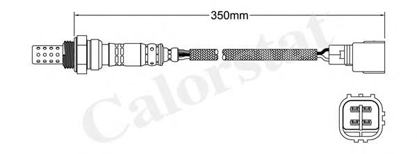 8946506230 Toyota sonda lambda czujnik tlenu po katalizatorze