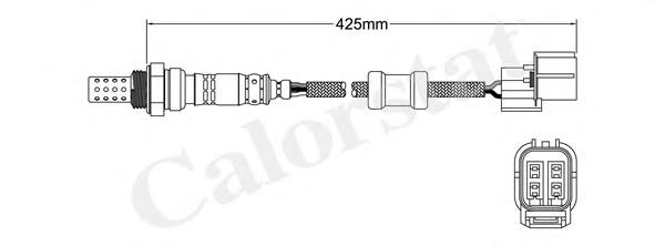 LS140002 Vernet Sonda lambda czujnik tlenu przed katalizatorem
