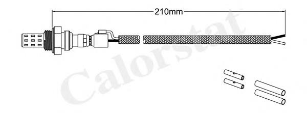 Sonda lambda, czujnik tlenu Daewoo Nubira 1 (J10, J15)