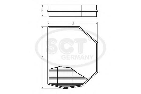 A2028300018 Mercedes Filtr kabiny