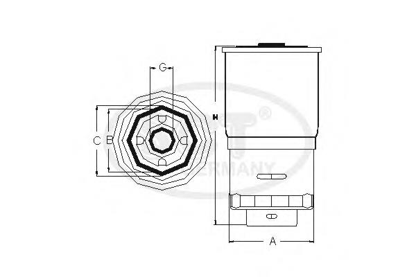 Filtr paliwa Fram P5653 cena, od 20,61 USD